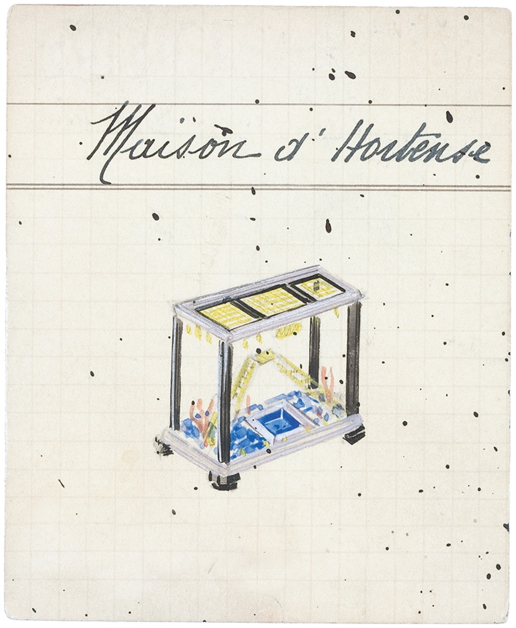 Product card of a Bird cage, 1935