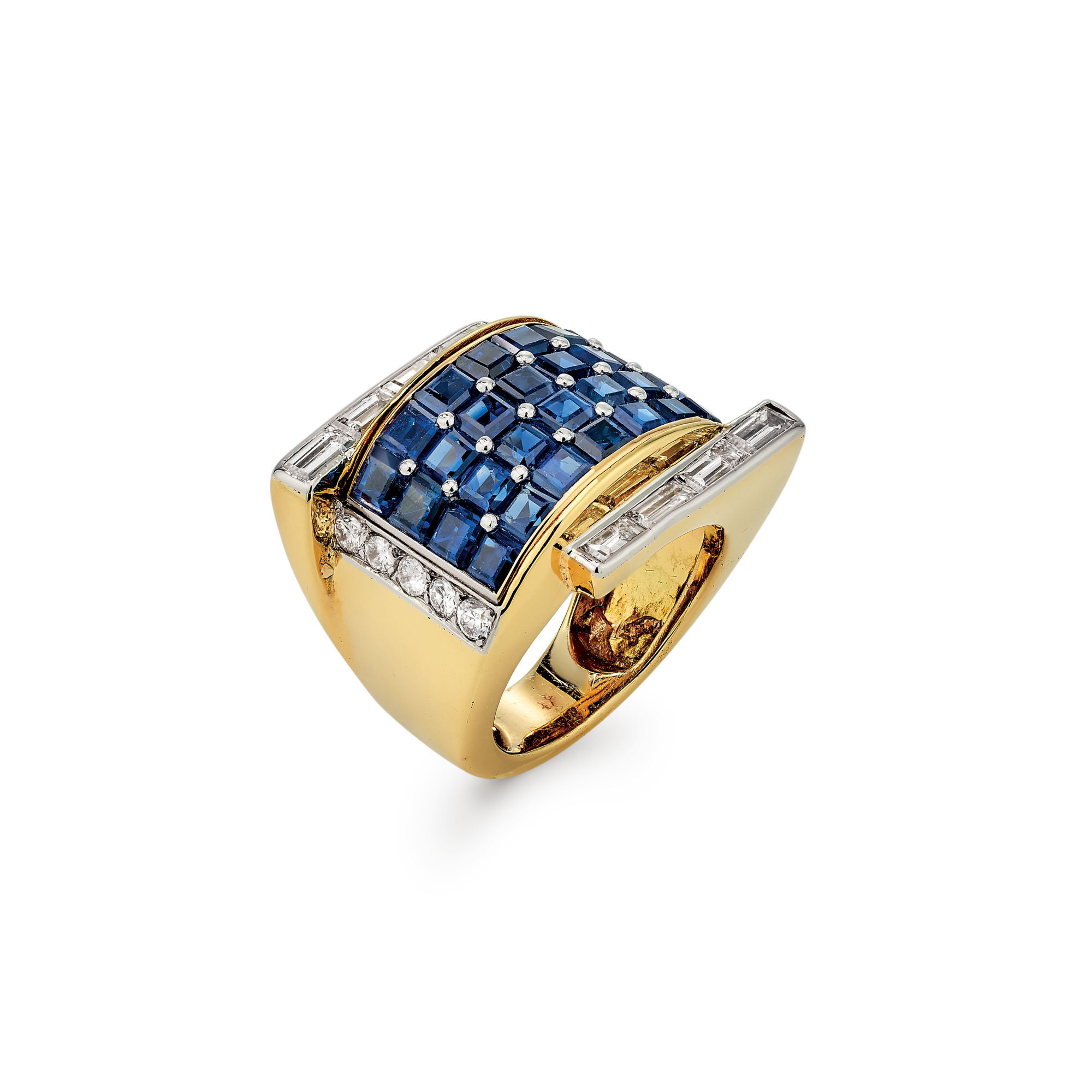 Ring, 1944
Platinum, yellow gold, sapphires, and diamonds
Van Cleef & Arpels Collection