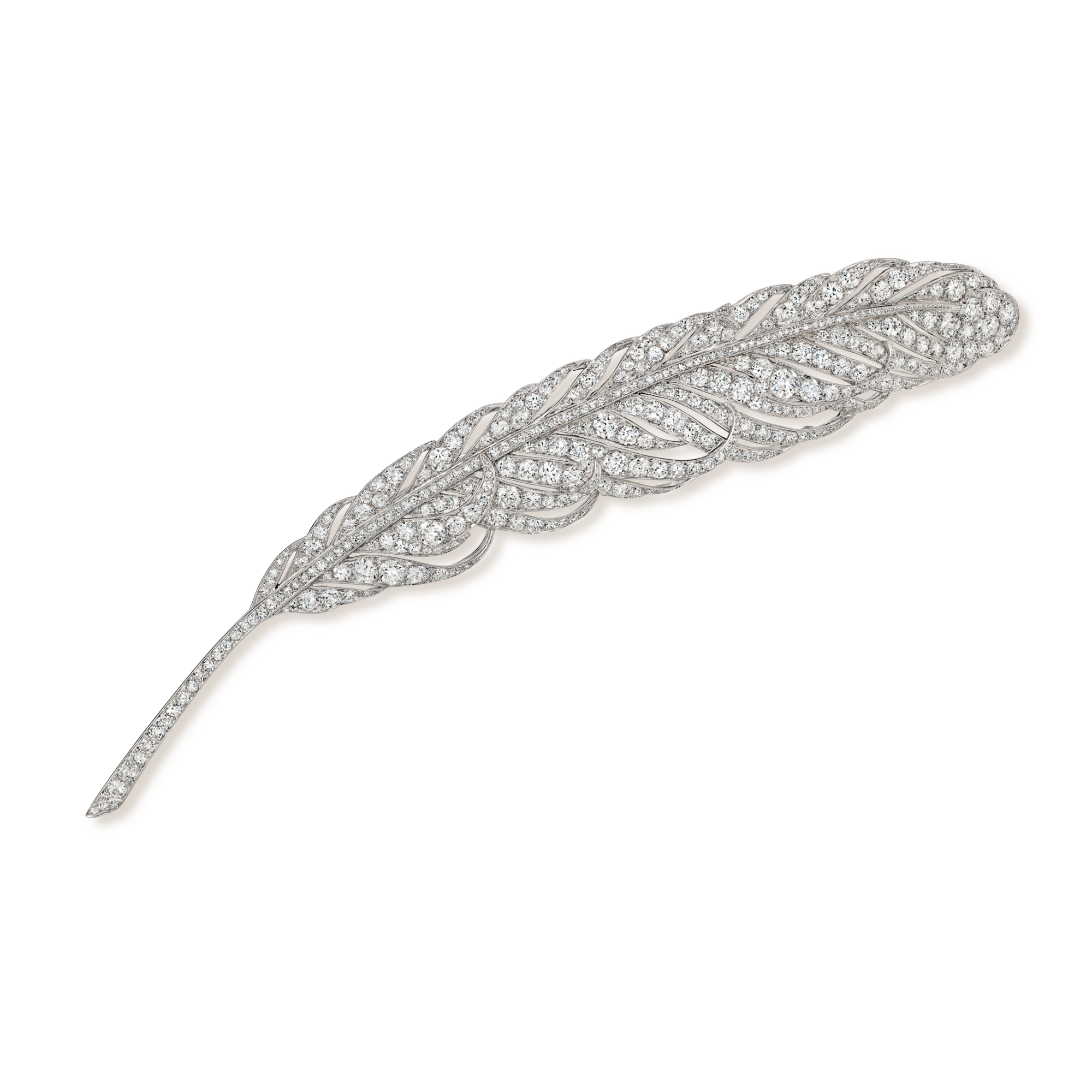 Feather brooch, 1927
Platinum and diamonds
Van Cleef & Arpels Collection