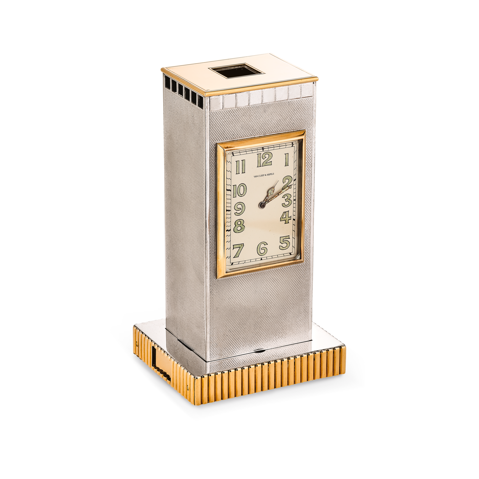 Small clock-lighter, 1936
Yellow gold and styptor
Van Cleef & Arpels Collection