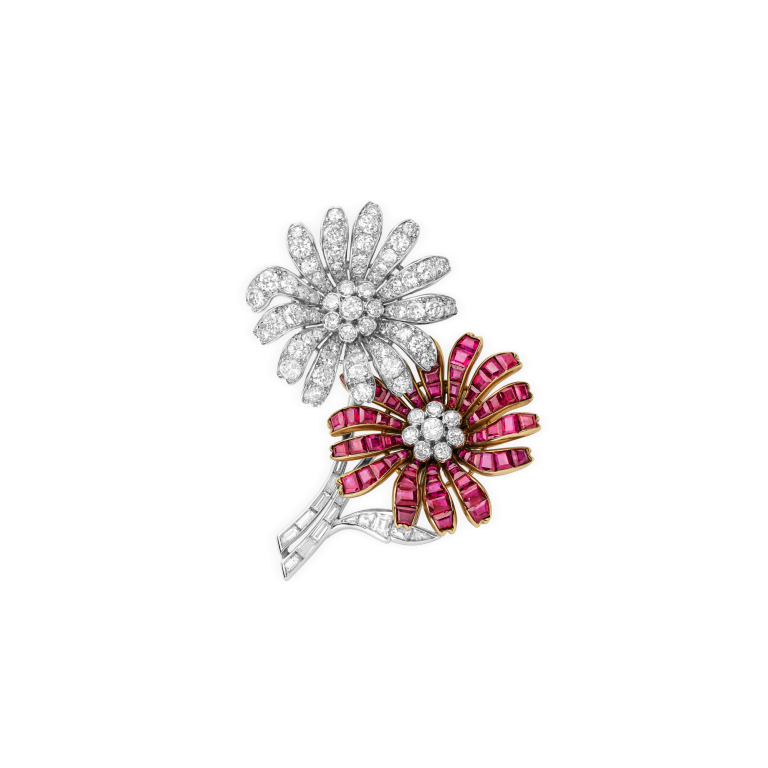 Photo of Two Flowers brooch