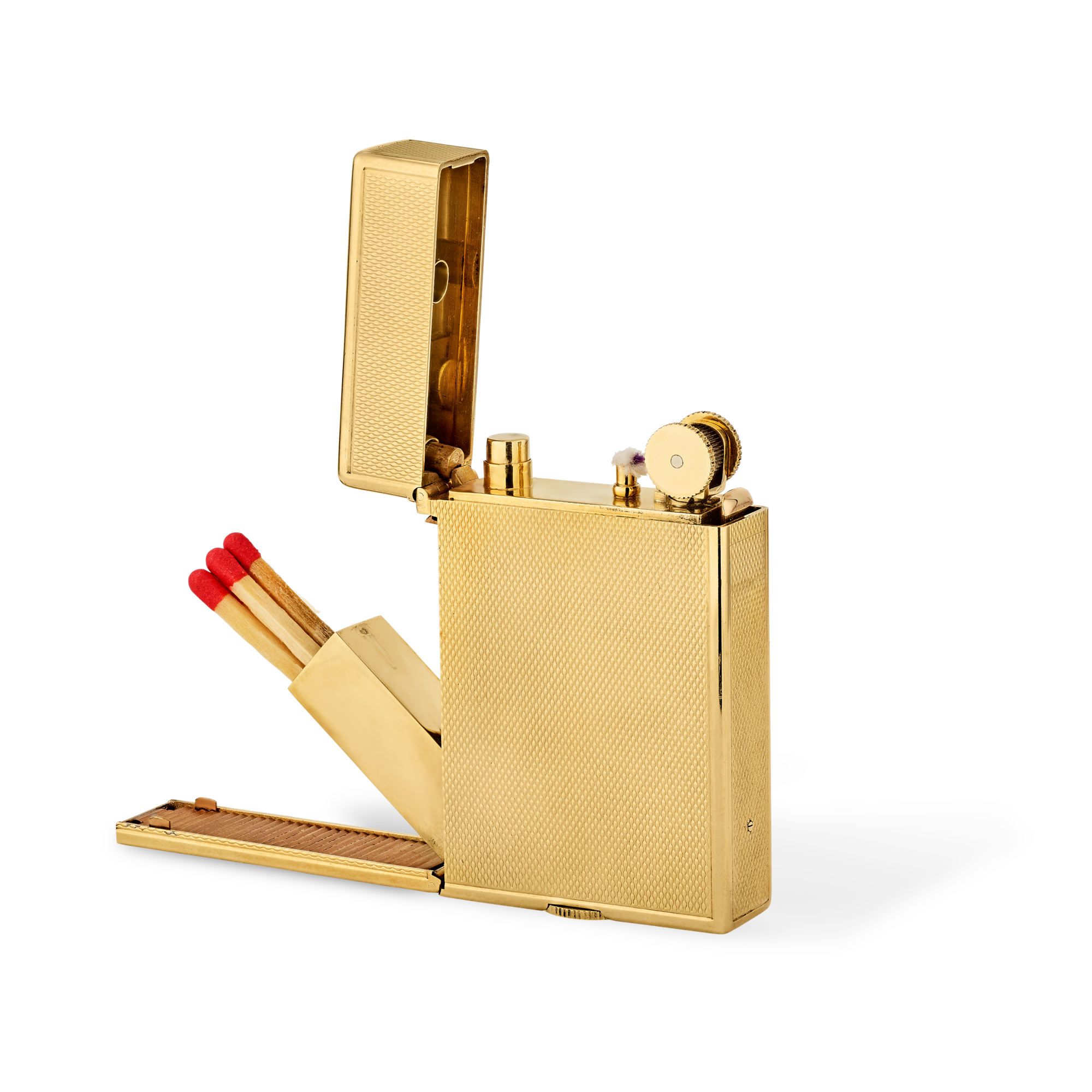 Paradox lighter, 1948
Yellow gold
Van Cleef & Arpels Collection