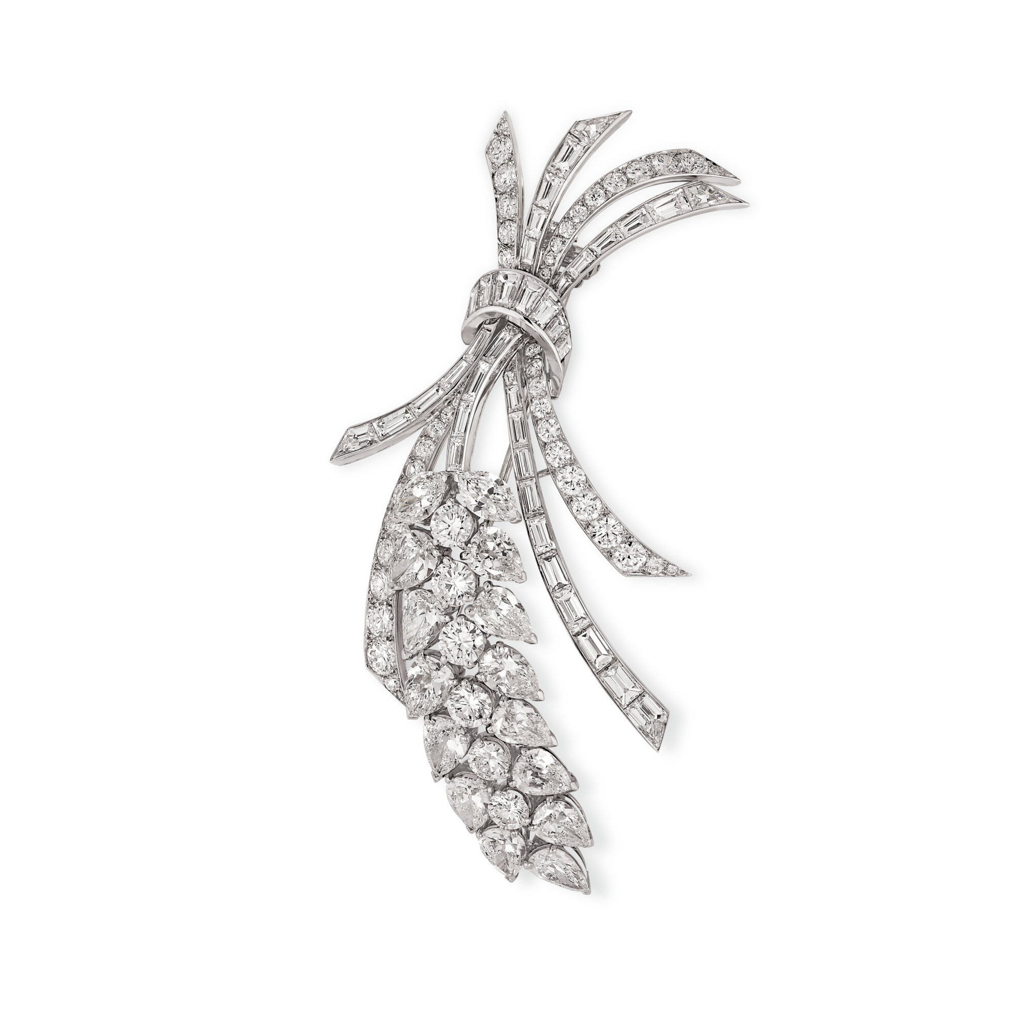 Ear of wheat clip, 1954
Platinum, diamonds
Van Cleef & Arpels Collection