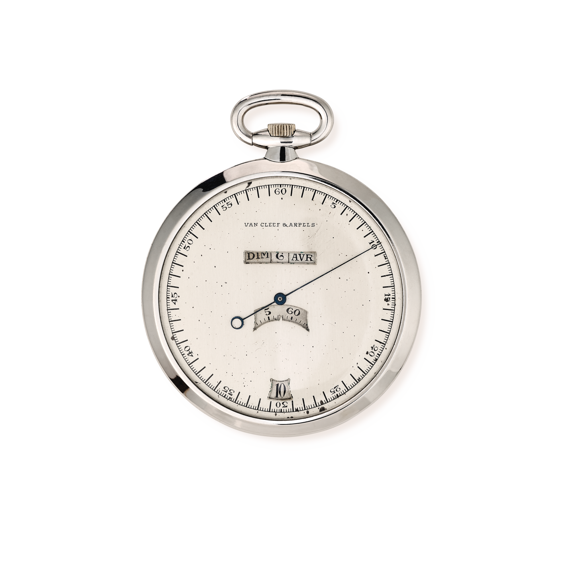 <p>Pocket watch, <span style="background-color:#ffffff">1926 Platinum Van Cleef & Arpels Collection</span></p>