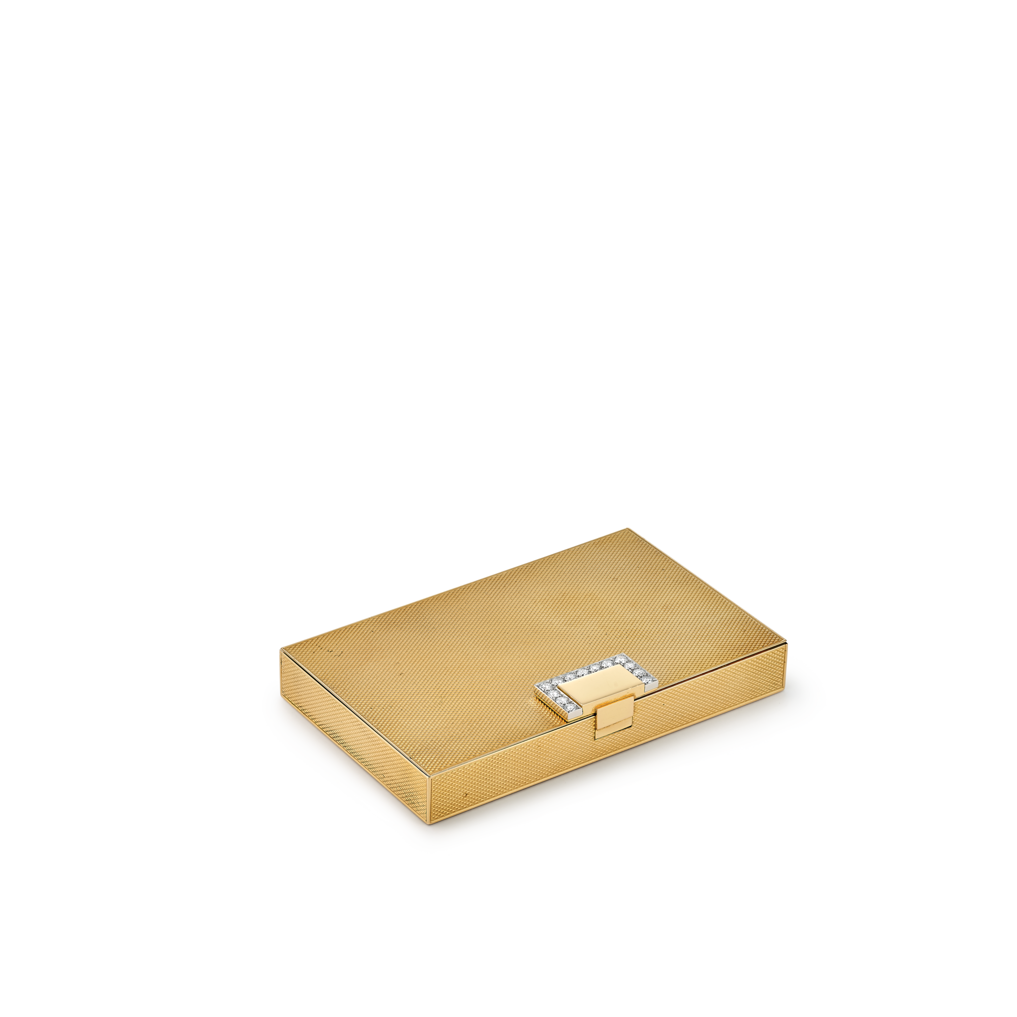 Powder case, 1955
Platinum, yellow gold, diamonds
