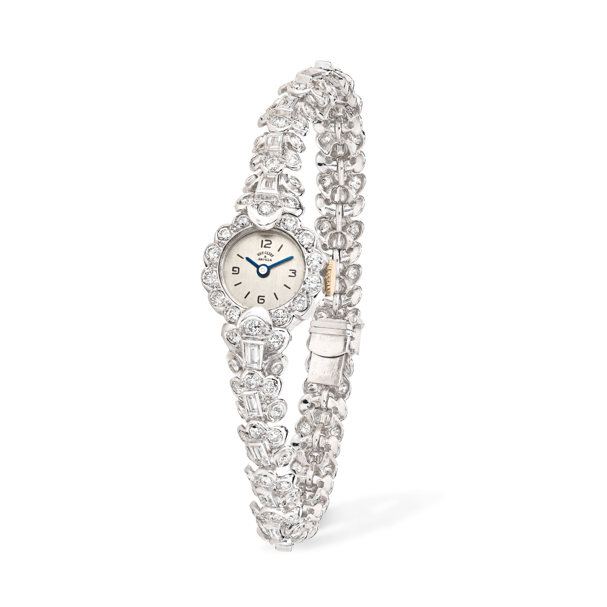 Wristwatch, 1952
Platinum and diamonds
Van Cleef & Arpels Collection