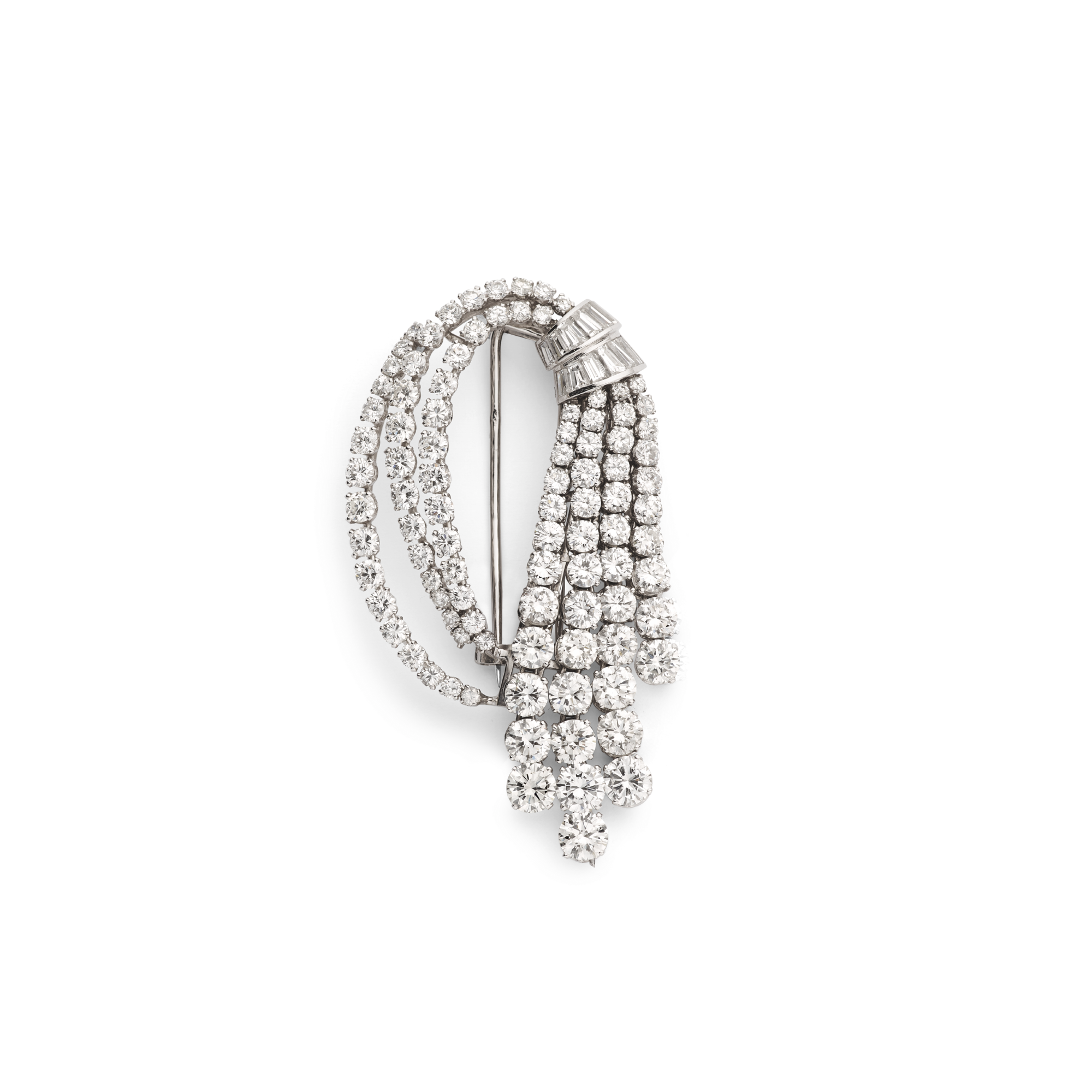 Cascade clip, c. 1950
Platinum and diamonds
Van Cleef & Arpels Collection