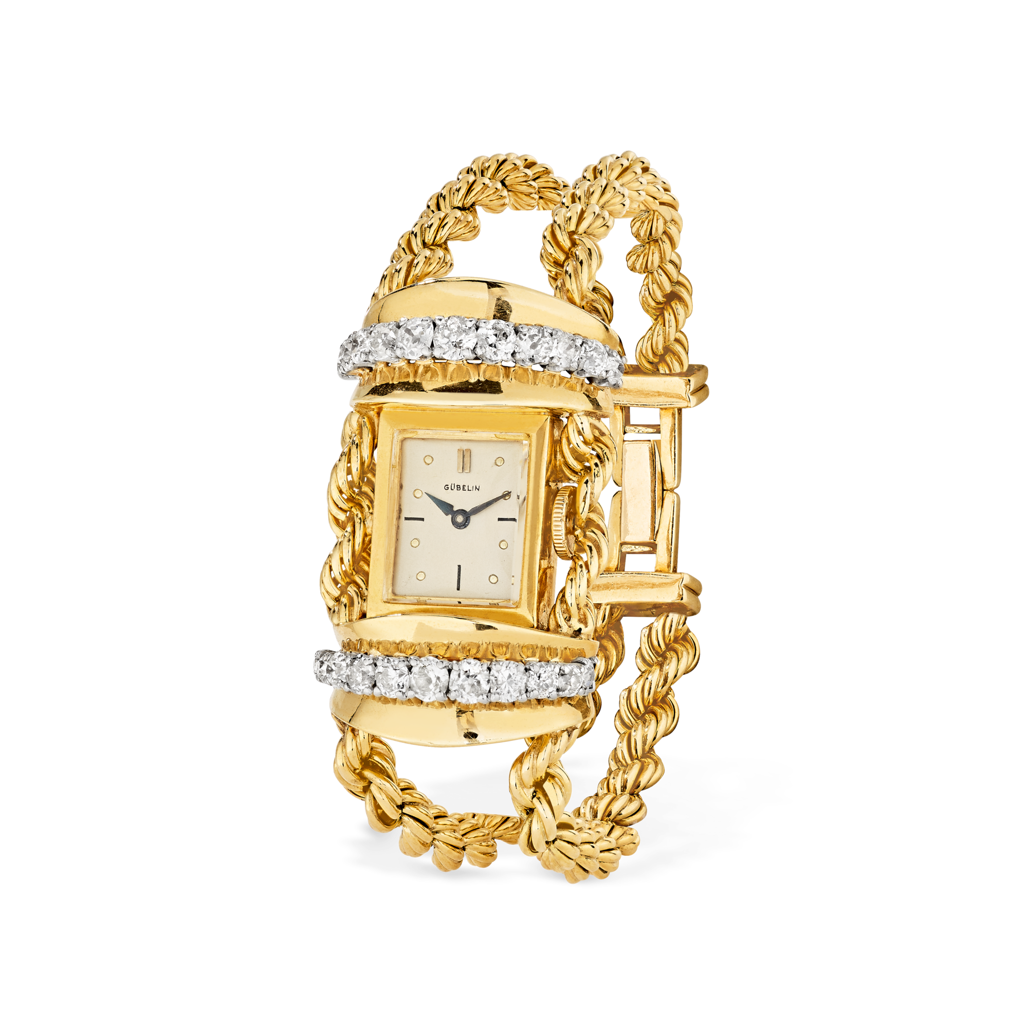 Cords watch, 1951
Yellow gold, diamonds
Van Cleef & Arpels Collection