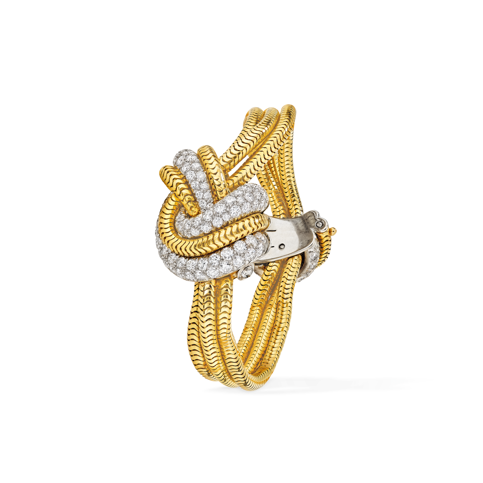 Wristwatch, 1953
Yellow gold, white gold, and diamonds
Van Cleef & Arpels Collection