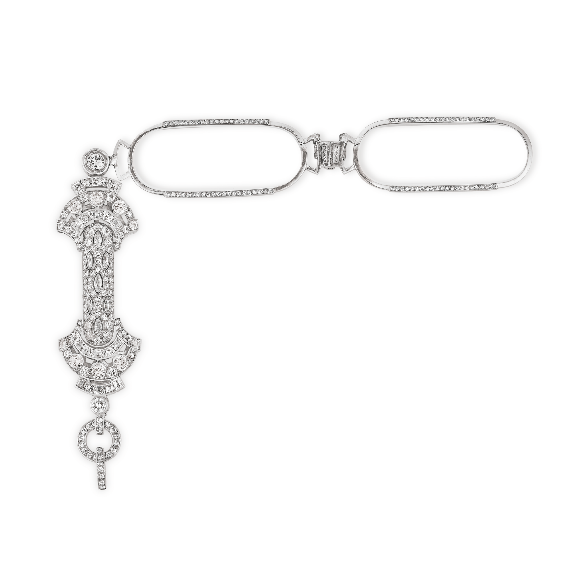 Lorgnette, 1927
Platinum and diamonds
Van Cleef & Arpels Collection