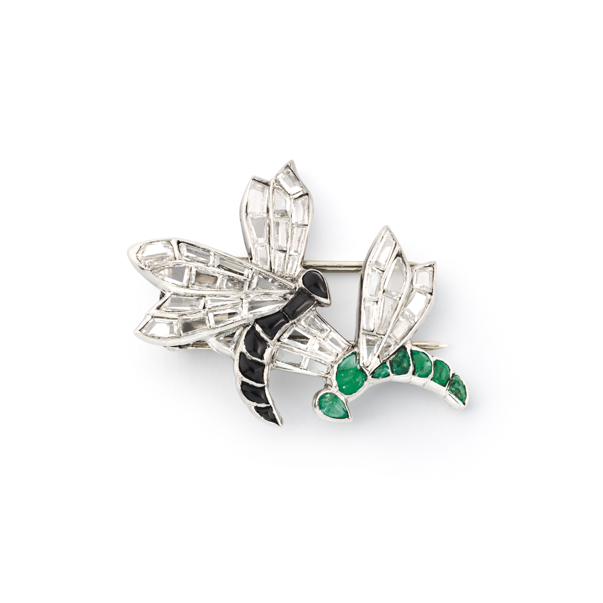 Two Dragonflies brooch, 1926
Platinum, emeralds, onyx, and diamonds
Van Cleef & Arpels Collection