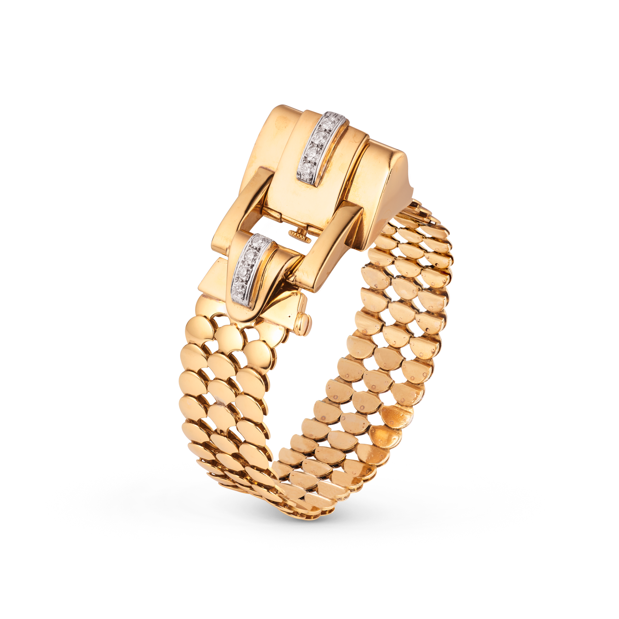 Wristwatch, 1937
Yellow gold and diamonds
Van Cleef & Arpels Collection