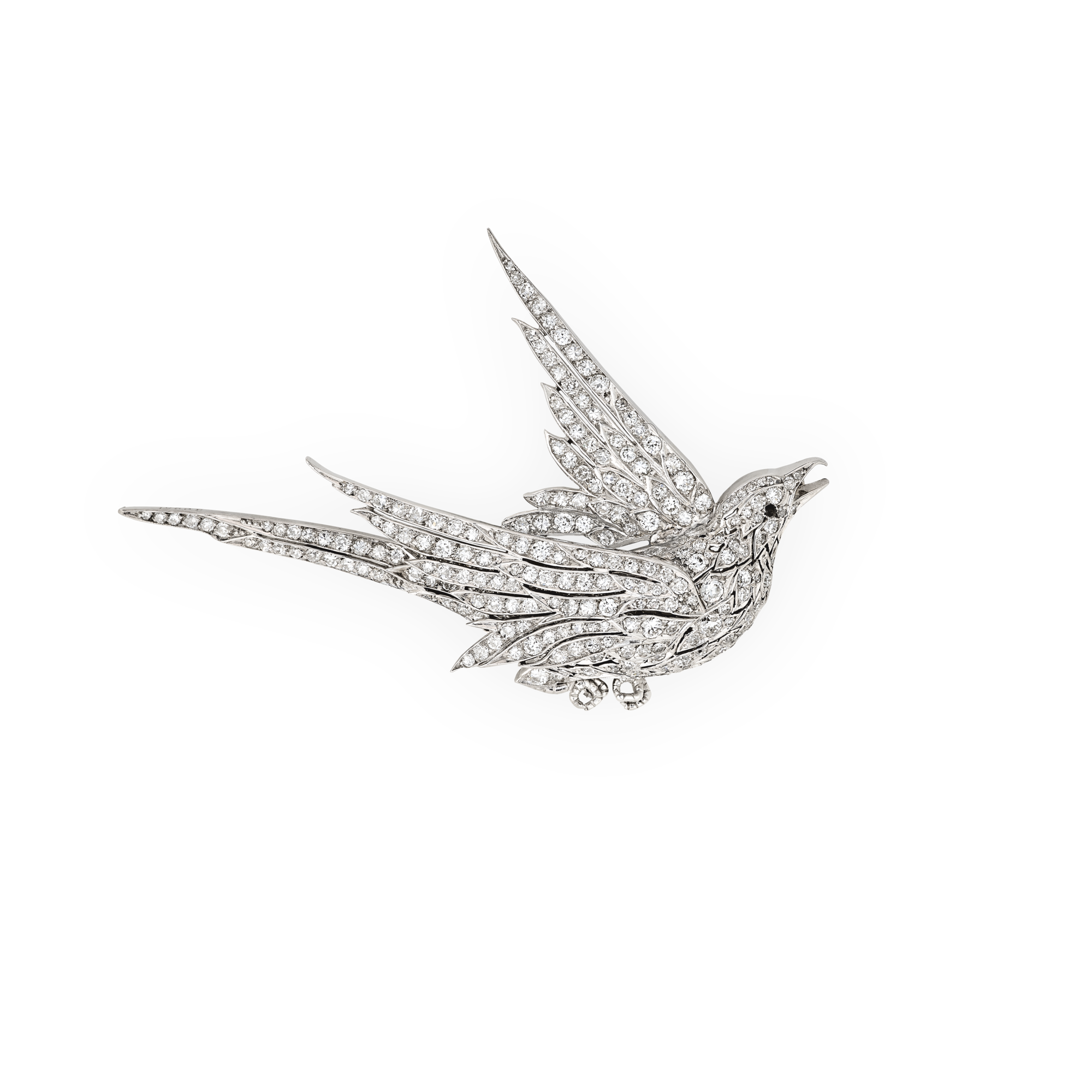 Bird brooch, 1928
Platinum, white gold, onyx, and diamonds
Van Cleef & Arpels Collection