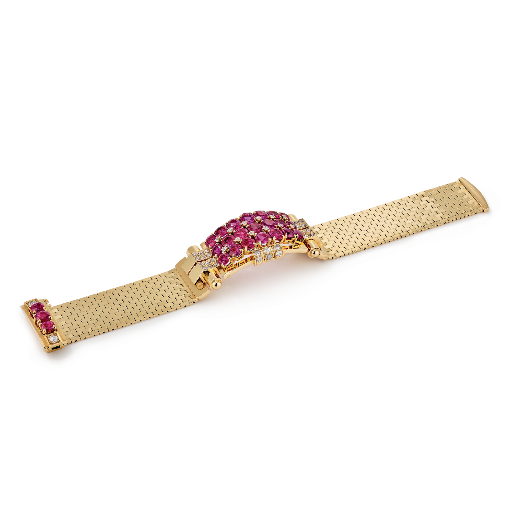 Ludo bracelet, 1941
Yellow gold, rubies, and diamonds
Van Cleef & Arpels Collection