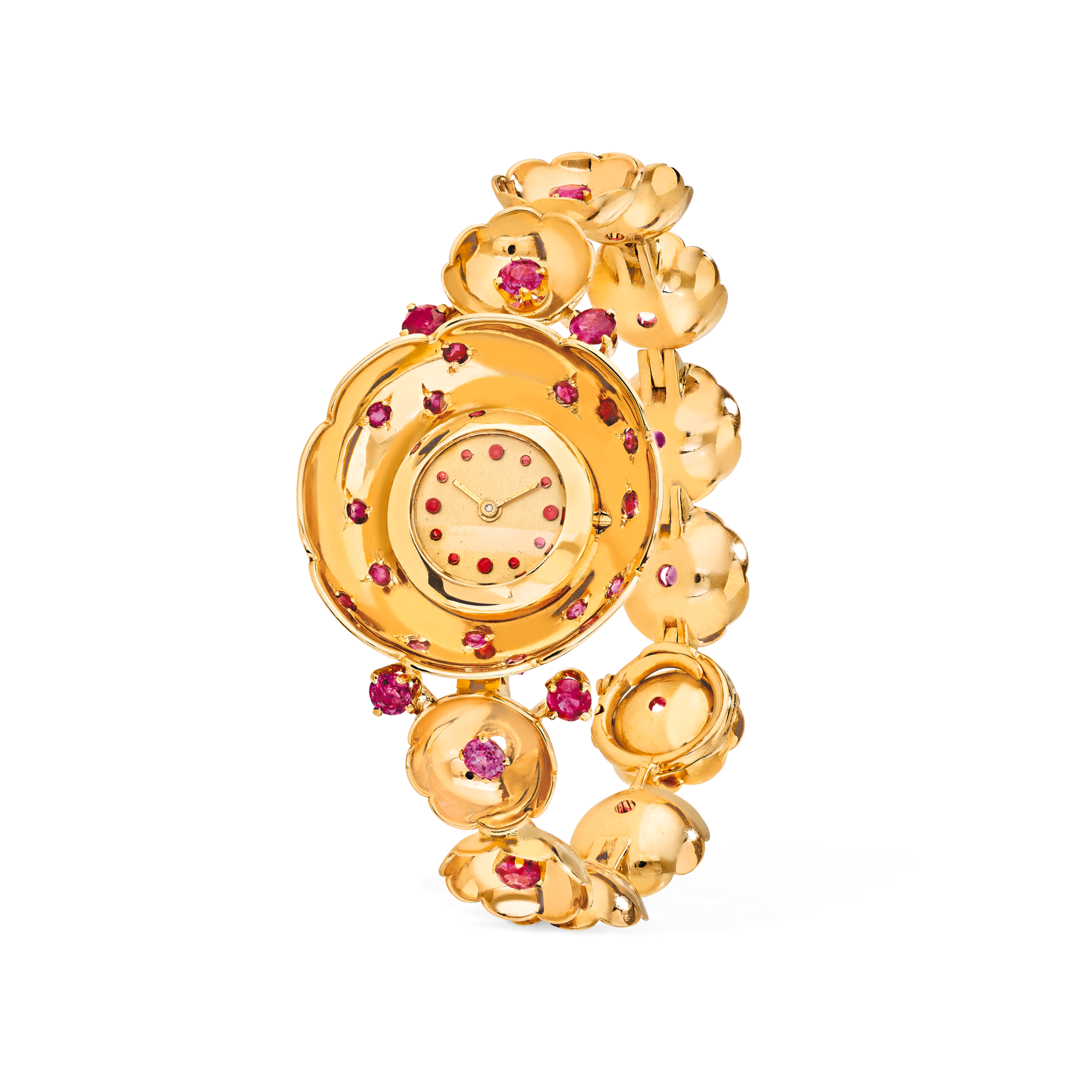 Buttercups watch, 1941
Yellow gold and rubies
Van Cleef & Arpels Collection