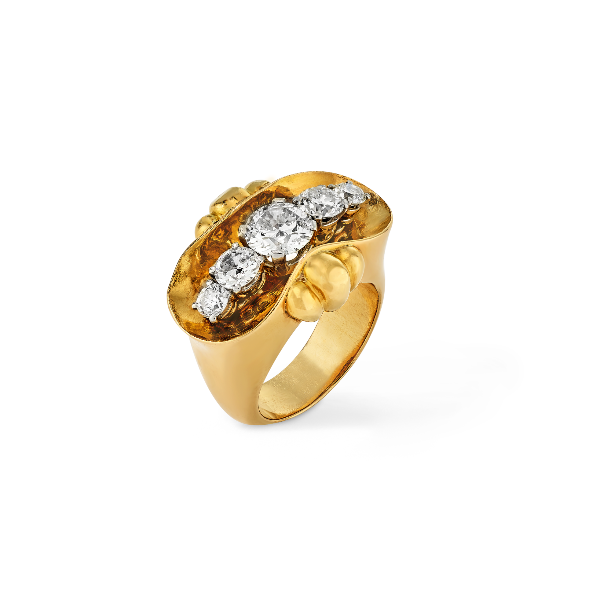 Ring, 1944
Platinum, yellow gold, and diamonds
Van Cleef & Arpels Collection