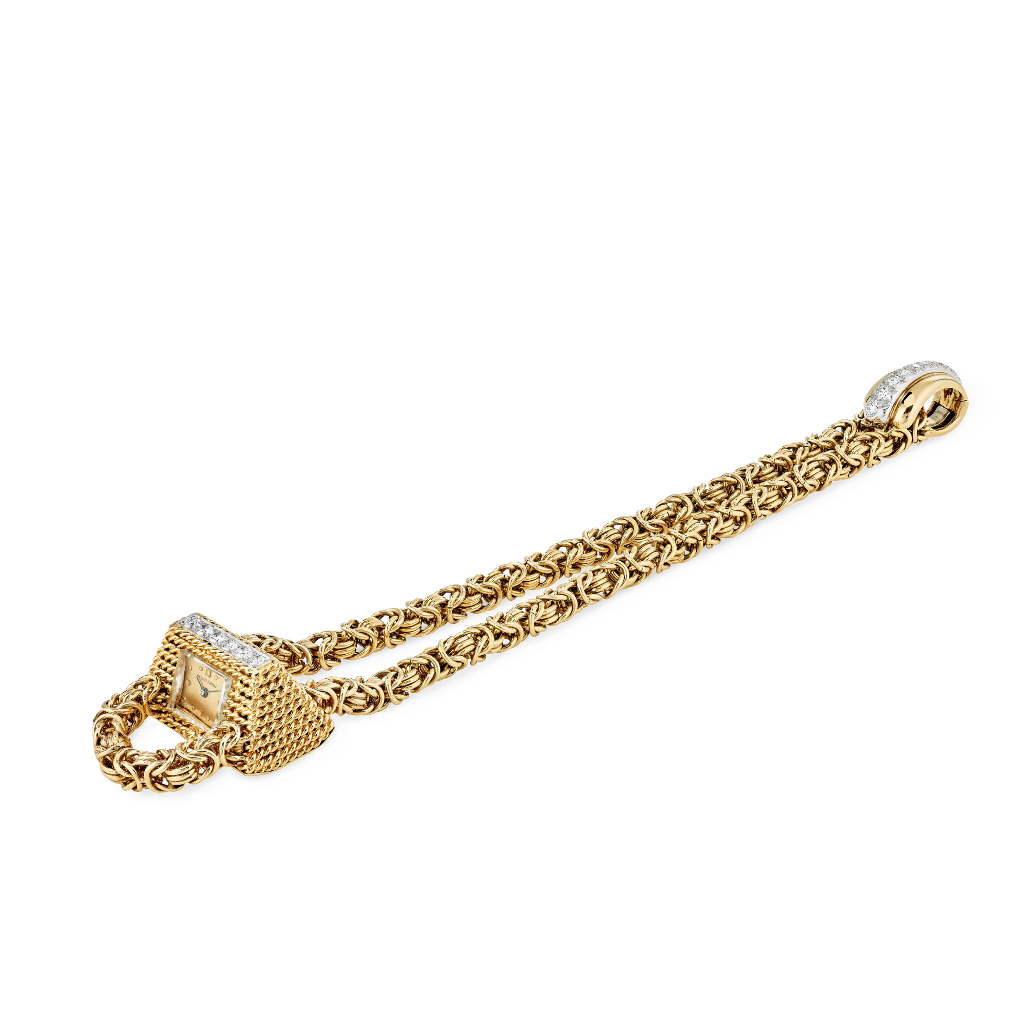 Cadenas watch, 1952
Platinum, yellow gold, and diamonds
Van Cleef & Arpels Collection