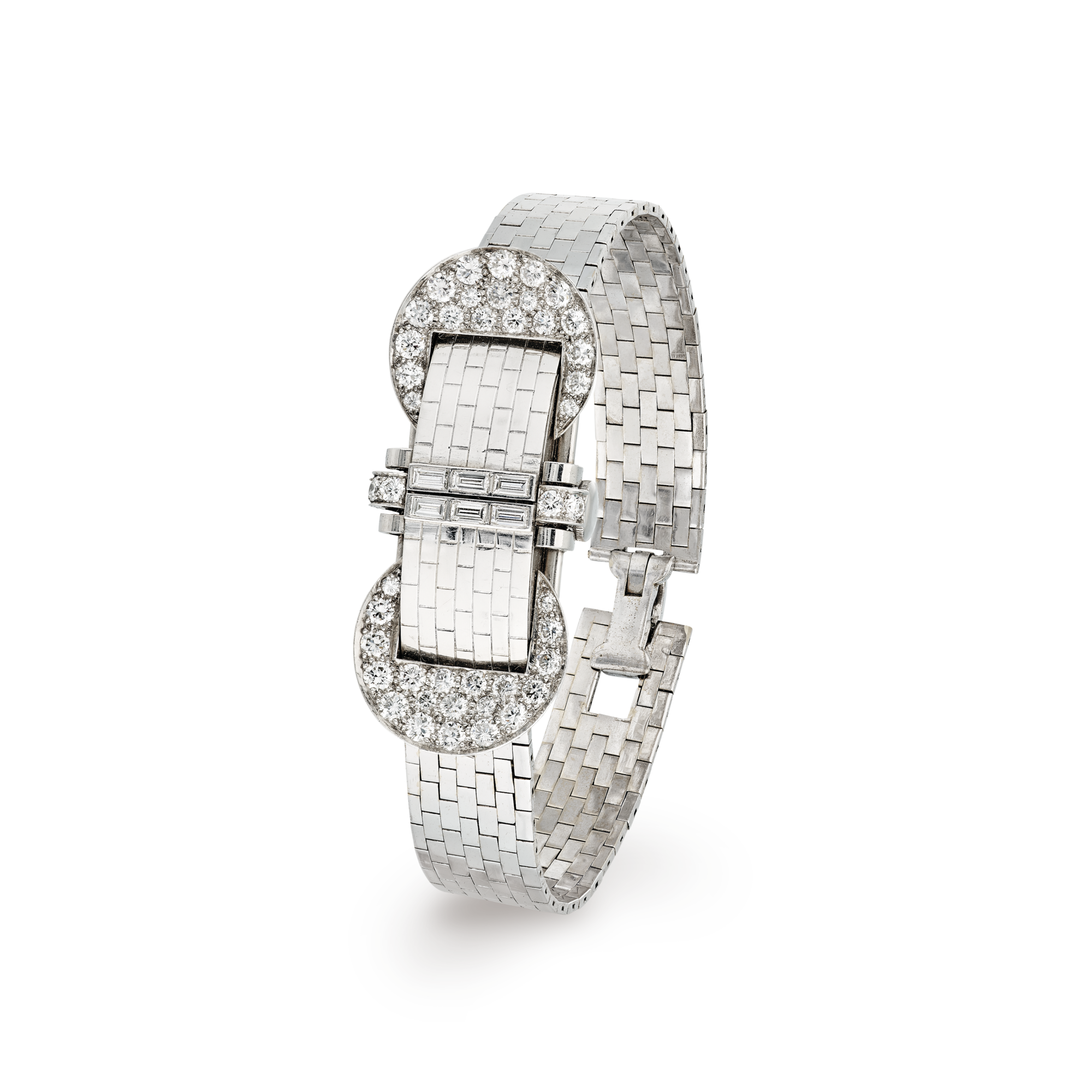 Ludo wristwatch, 1946
Platinum and diamonds
Van Cleef & Arpels Collection