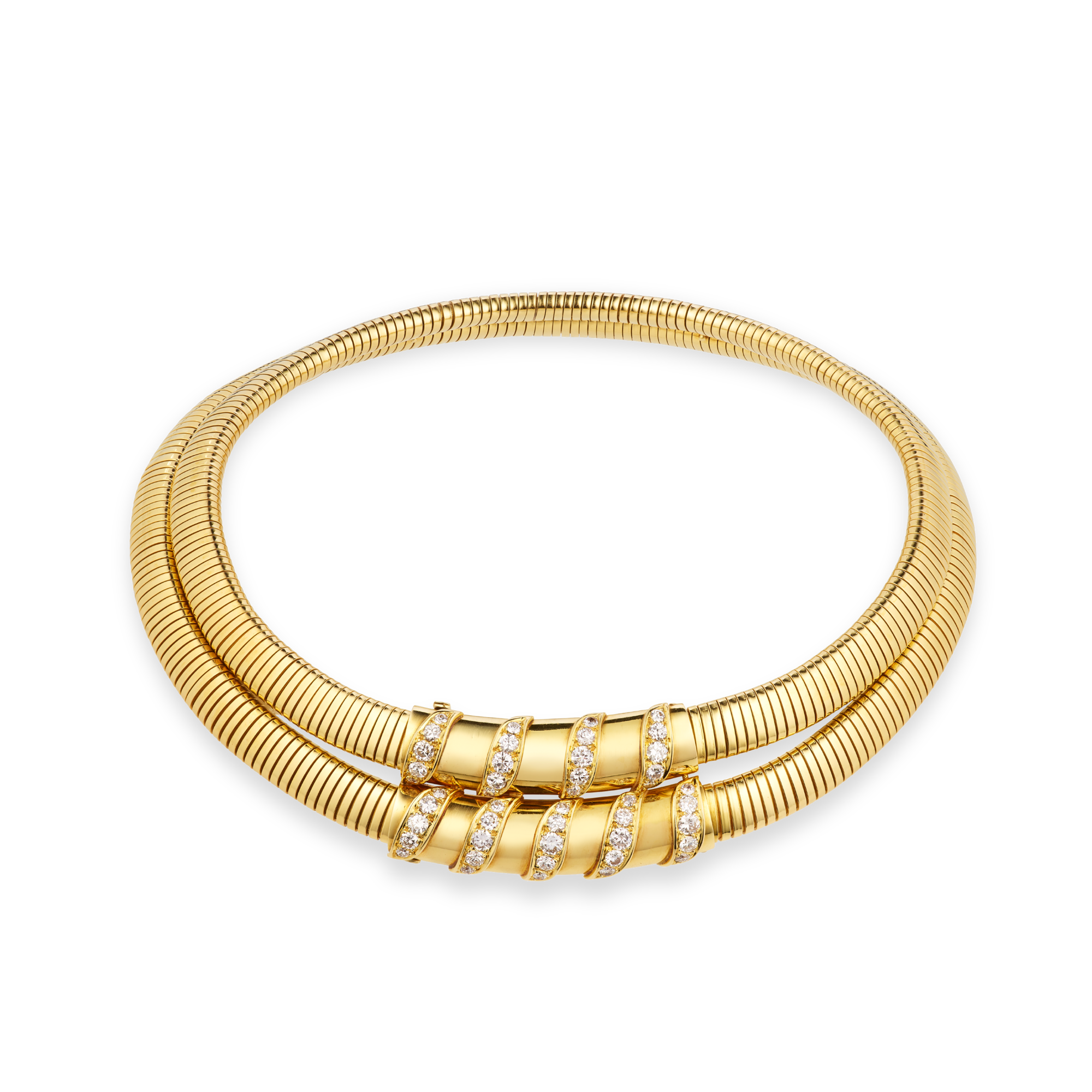 Double Snake Chain necklace, 1945
Yellow gold and diamonds
Van Cleef & Arpels Collection