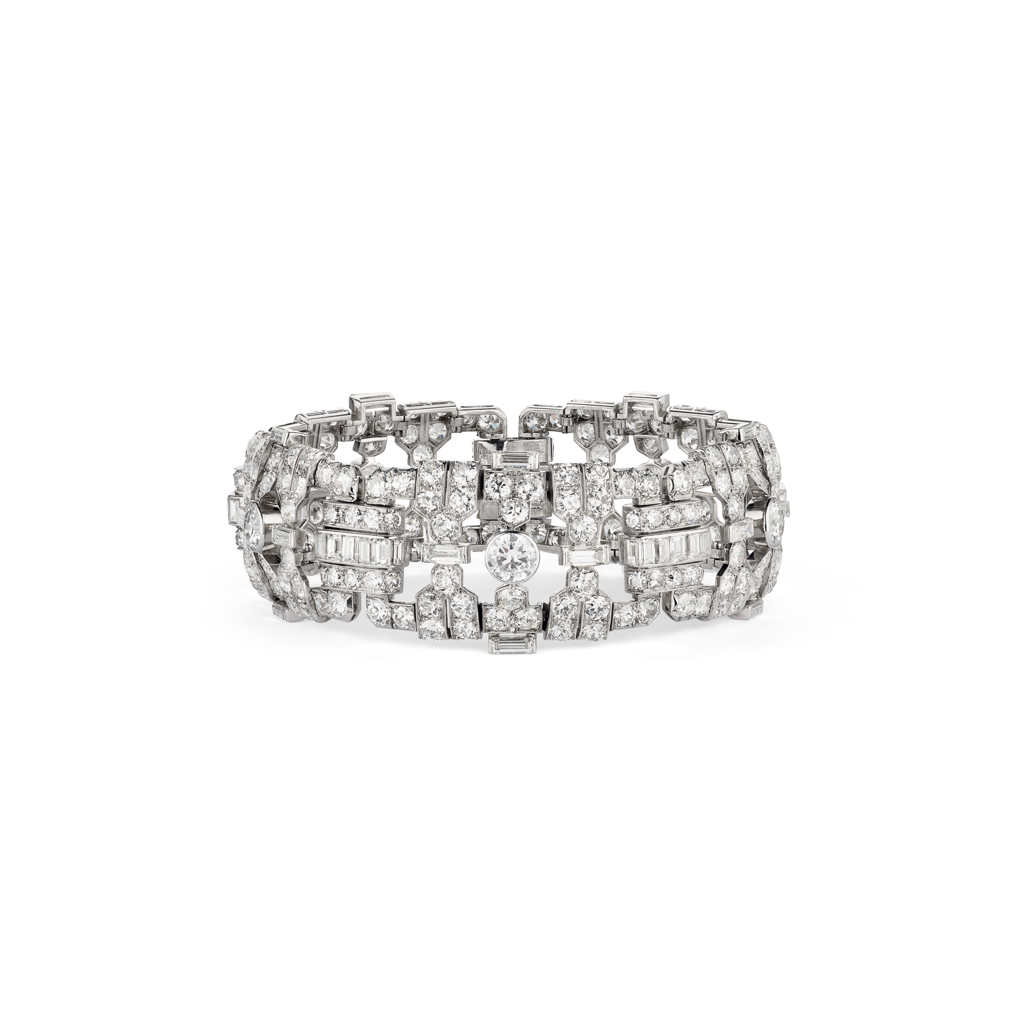 Bracelet, 1930
Platinum and diamonds
Van Cleef & Arpels Collection