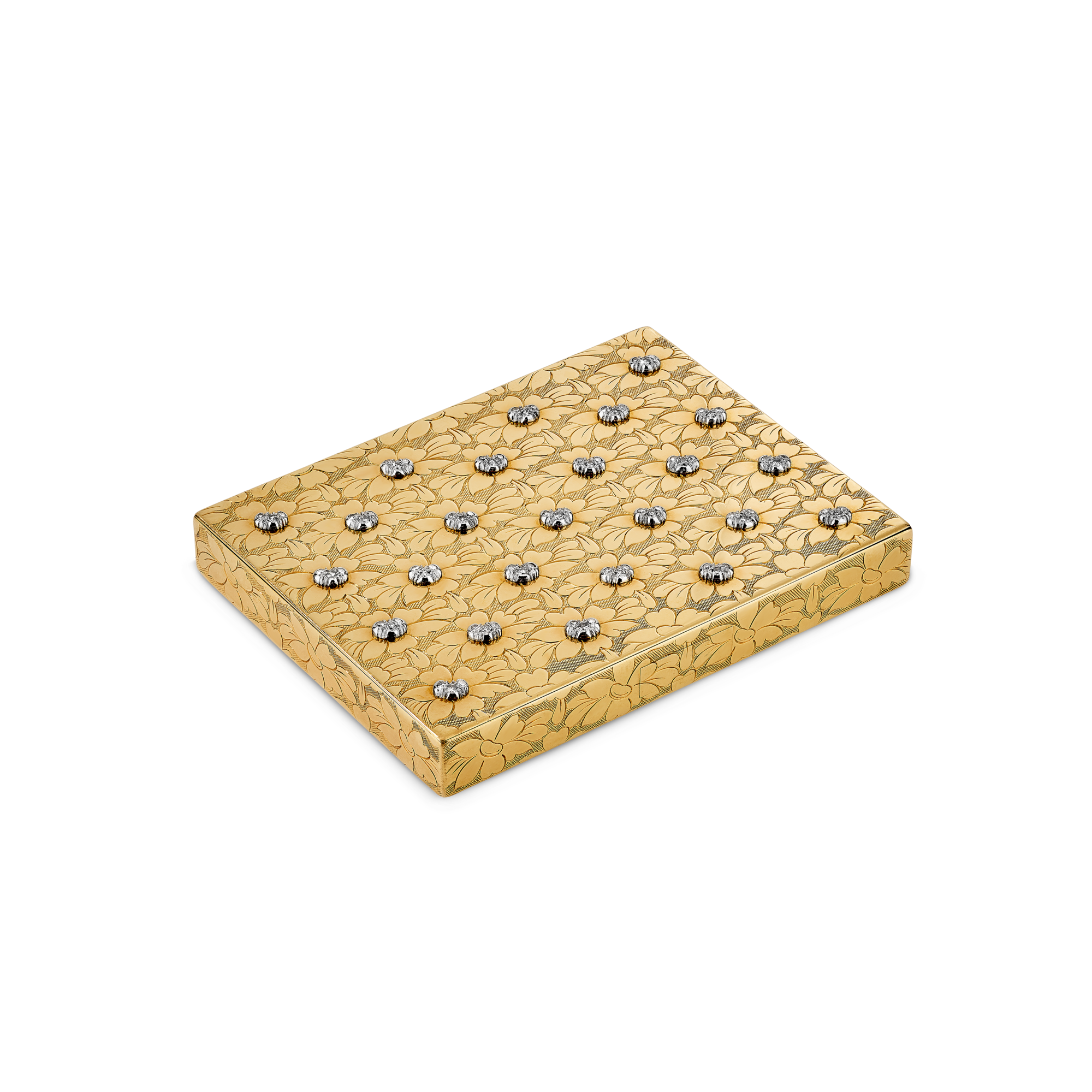 Rosehip powder compact, 1947
Yellow gold, platinum, diamonds
Van Cleef & Arpels Collection