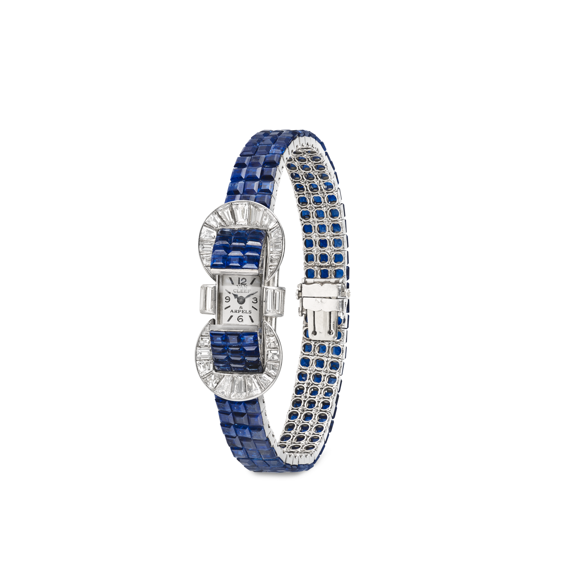 Wristwatch, 1938
Platinum, sapphires, and diamonds
Van Cleef & Arpels Collection