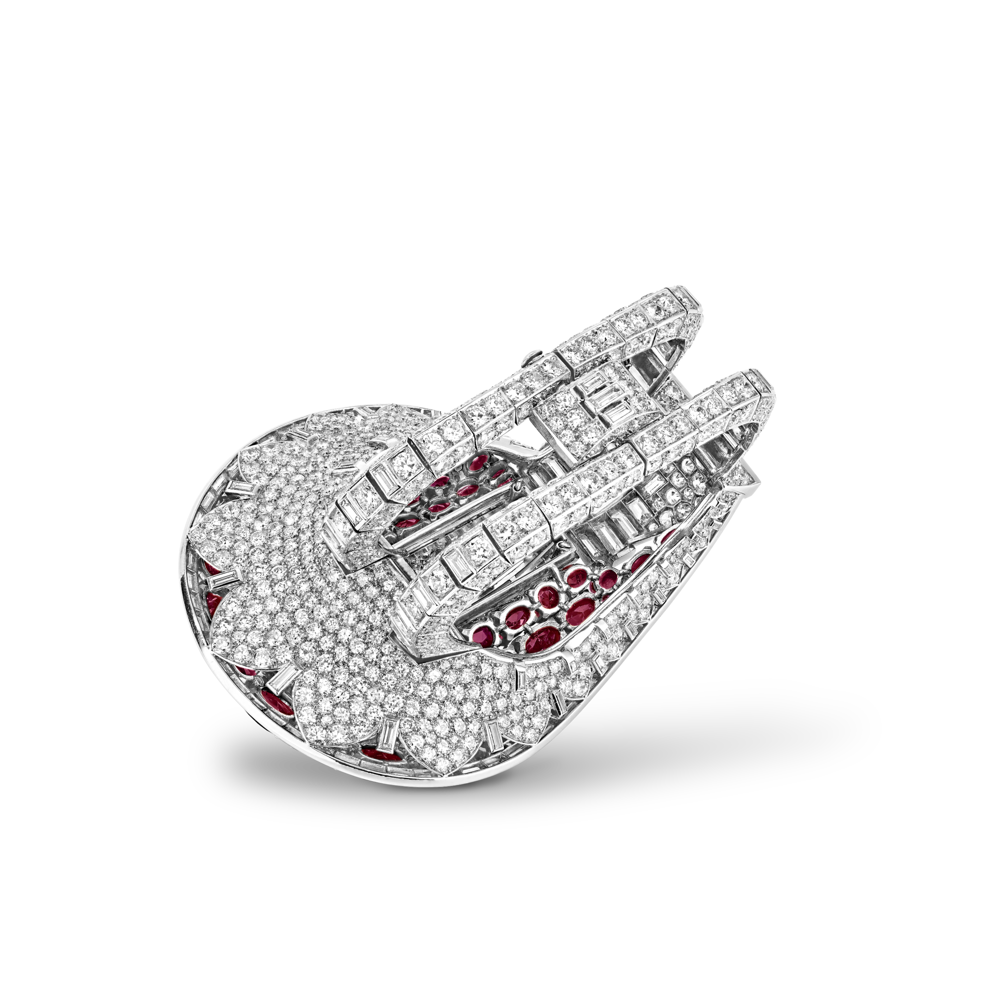 Bracelet, c. 1937
Platinum, rubies and diamonds
Van Cleef & Arpels Collection